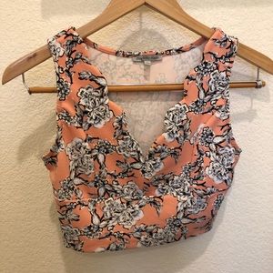 Floral crop top (Charlotte Russ)
